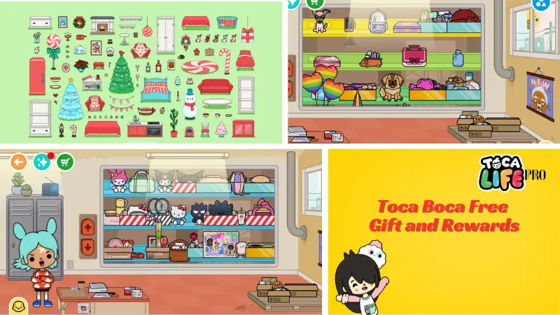 Get free Gifts and Rewards in Toca Boca